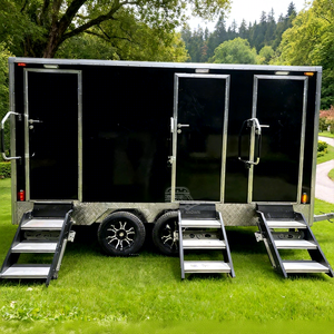 Caravana de Lujo Móvil para Campamento al Aire Libre, Remolque VIP con Ducha, Baño, Contenedor Portátil, Cabina de Aseo - Product Image 6