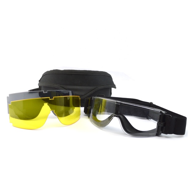 Tactical Goggles Ballistic Eyewear UV400 Impact Resistance Ballistic Shooting Glasses Tactical Safety Goggles
