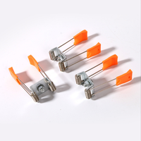 Fabricant de lampe de plafond personnalisée en acier galvanisé nickelé support de clip à ressort de torsion pour l'éclairage