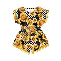 Combinaison d'été décontractée imprimée à rayures roses rouges ensembles de vêtements pour filles mignonnes pour petites filles et bébés tenue d'été