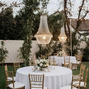 Lámpara de Araña de Cristal con Forma de Gota de Agua LANJO, Artículos de Lujo para Bodas, Iluminación para Escenarios de Hotel, Decoración para Banquetes y Fiestas - Product Image 5