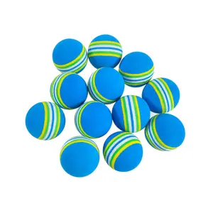 Factory Direct Sales Practice Golf Balls Toy Colorful Ball Pit Balls Customized Outdoor Golf Training Aid