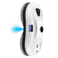 Machine de nettoyage de vitres intelligente entièrement automatique à haute altitude, télécommande sans fil, robot nettoyeur de vitres électrique, serpillière