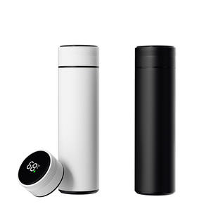 Bouteille d'eau intelligente en acier inoxydable à double paroi avec affichage LED de la température, 500 ml, isolée sous vide, pour le camping, maintien au chaud de 6 à 12 heures - Product Image 5