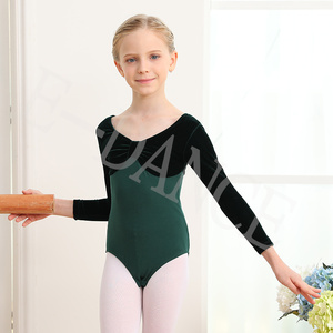 A8007 vendita calda manica lunga <span class=keywords><strong>in</strong></span> <span class=keywords><strong>velluto</strong></span> <span class=keywords><strong>body</strong></span> personalizzati Costume da ginnastica per ragazze - Product Image 4