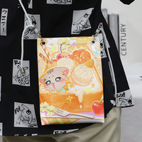 Sac à téléphone à fermeture éclair Léger et fonctionnel pour un usage quotidien Petit sac bandoulière personnalisé Anime