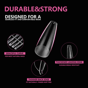 JIEYU PMMA/ABS, <span class=keywords><strong>faux</strong></span> ongles complets, demi-mat, amovibles, français, <span class=keywords><strong>faux</strong></span> ongles artificiels, <span class=keywords><strong>faux</strong></span> ongles pour femmes, extensions d'ongles à <span class=keywords><strong>domicile</strong></span> - Product Image 5