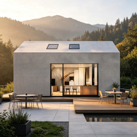 Villas modulaires préfabriquées en acier léger, capsules spatiales portables, maisons intégrées, camping, modèle GS Foshan