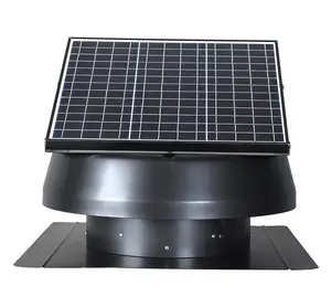 Enfriador de aire solar, ventilador de ventilación, buena venta, Ventilación de techo recargable, ventilador de extracto de electrodoméstico solar