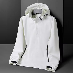 Veste d'extérieur imperméable à capuche, légère, respirante, durable, tendance, portable, prix d'usine - Product Image 3