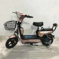 Bicicleta Eléctrica Urbana de China con Motor de 48v 350w, Bicicletas Eléctricas de 2 Ruedas, Motocicletas Eléctricas para Recorridos Turísticos de Corta Distancia