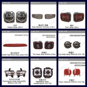 LuckinAuto couvercle de lampe antibrouillard pour Jeep <span class=keywords><strong>Renegade</strong></span> lunette de lampe antibrouillard 2019 2020 2021 garniture de lampe antibrouillard Chrome OEM 6VMM61SZOAA 6VMM96SZOAA - Product Image 3