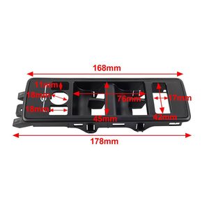 Land Rover Range Rover Sport Front Left Power <b>Window</b> Control <b>Panel</b> LR045391 Black ABS New Replacement Part - Product Image 2