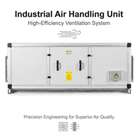 Système de ventilation à récupération d'énergie HVAC, grand volume d'air 6000m3/h, échangeur de chaleur industriel et commercial pour bureaux, écoles