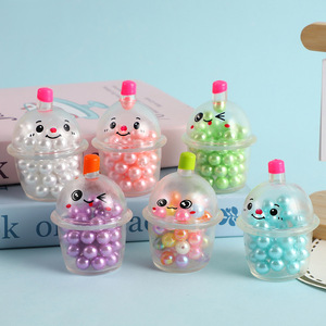 ของเล่นบีบคลายเครียดรูปแก้วชานมไข่มุกแบบเด้งคืนรูปช้า - Product Image 1
