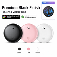 Localisateur d'objets intelligent BLE à double système compatible avec Apple Find My et Google Find My Device, étiquette anti-perte étanche IP67 pour portefeuille et clés
