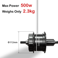 Moteur de moyeu arrière pour vélo électrique Keyde S110 - Moteur de vélo électrique 250W 500W avec commande sans fil