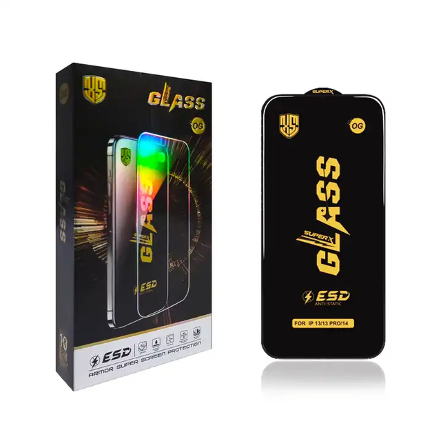 OG Anti Static ESD Tempered Glass Screen Protector for Samsung for iPhone 16 Pro Max 17 1615 14 13 12 11 XR XS Factory Wholesale