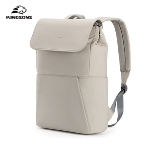 BSCI Factory Kingsons GRS <strong>Recycled</strong> Polyester Laptop Travel <strong>Backpack</strong> Anti Theft Back Pack Water Resistant College School Bag - Product Image 4