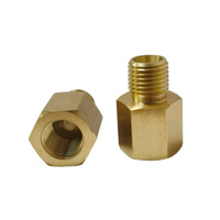Pièces CNC personnalisées, adaptateur fileté mâle-femelle en laiton, joint à vis hexagonal, bouchons de tuyau, rallonge de raccord 1/8 1/4 NPT PT