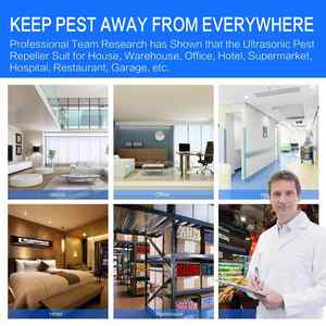 Trampa Ultrasónica <span class=keywords><strong>para</strong></span> Control de Plagas en Interiores, Segura y Efectiva, Repele Mosquitos, Moscas, Cucarachas, Ratones y <span class=keywords><strong>Ratas</strong></span>, <span class=keywords><strong>para</strong></span> Humanos y Mascotas - Product Image 4