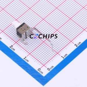 PS-5850DDB-2PL Push Button Switch Switch Self-Locking Rectangle Plunger 500mA 24V - Product Image 2