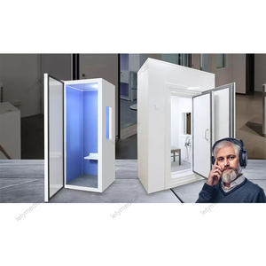 <span class=keywords><strong>Prix</strong></span> d'usine Sound Proof Solo Single Indoor Insonorisé Studio Video Working Pod Hearing Booth Audiometric Room - Product Image 2