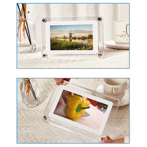 Marco de Fotos Digital Acrílico Transparente de 5 Pulgadas, Marco Digital Acrílico de Alta Definición, Reproductor de Video Acrílico - Product Image 3