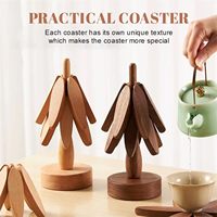 Tapis isolant en bois résistant à la chaleur, sous-plat de luxe léger en bois de hêtre, résistant aux hautes températures, pour table de Noël