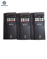 Controlador de Velocidad de Motor AC VFD de 5.5KW con Programación PLC 220V/110V, Convertidor de Frecuencia Industrial Trifásico