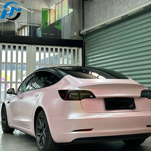 PET TPU Cast, perbaikan diri penyembuhan merah muda 1,52X1 8M/5x60 kaki bungkus mobil vinil mutiara logam Satin Matte metalik stiker mobil - Product Image 6