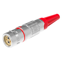 Connecteur hybride optoélectronique à verrouillage automatique série 3K.93C, fiche et prise 3K.93C pour la transmission de signal
