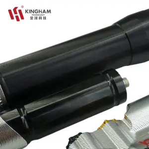 Amortiguador delantero ajustable de rebote de motocicleta KINGHAM para YAMAHA HONDA CNC de aluminio