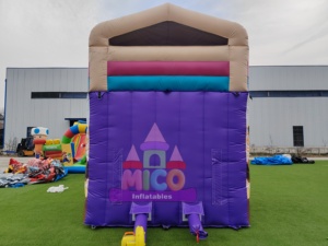 Château gonflable combiné toboggan et aire de jeux sur le thème du monde des bonbons, idéal <span class=keywords><strong>pour</strong></span> les fêtes d'enfants et la <span class=keywords><strong>location</strong></span> commerciale - Product Image 6