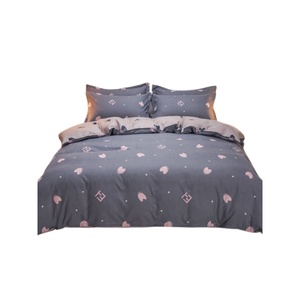 Cotton Duvet Cover Set Double Size 150x200x230 Cm Breathable Home Use Dot Pattern Pigment Printing Simple Style - Product Image 5