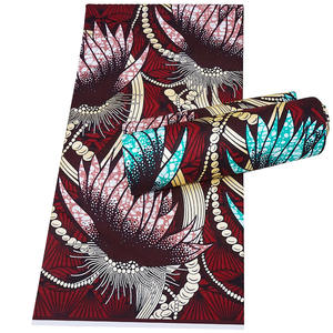 Tissu en coton wax <span class=keywords><strong>doré</strong></span> original de bonne qualité imprimé à la cire garanti véritable tissu wax africain Ankara pour les femmes <span class=keywords><strong>pagne</strong></span> - Product Image 1