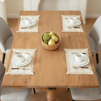Klassische Künstlerische Bohemian-Style Gewebte Quasten-Tischsets, Geeignet für Heim- und Feiertagsdekoration sowie Alltäglichen Gebrauch