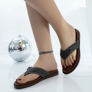 Sandalias planas casuales y sencillas de verano para mujer, de fábrica, a bajo precio, al por mayor con envío gratis - Product Image 2