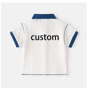 Camiseta de Manga Corta para Niños, Estilo Coreano 2026, Polo para Niños, Camiseta de Verano con Cuello Solapa, a la Moda, Combinable con Todo - Product Image 3