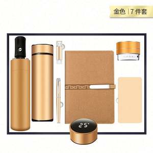 Support Faible Personnalisation Sortie d'usine Carnet de notes de luxe à longue boucle argentée Articles cadeaux Souvenir Bureau Cadeau Set Promotionnel - Product Image 3