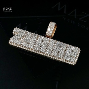 Закажите ювелирное изделие на заказ: кулон из золота 9-18 карат с лабораторным бриллиантом, фото-медальон, проходит проверку на бриллиант, памятный подарок. - Product Image 5