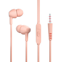 Prix bon marché écouteurs filaires avec microphone 3.5mm intra-auriculaires 1.2M casque en métal mains libres musique écouteur Hifi casque