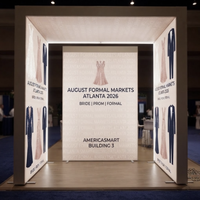 Stand modulaire 20x20 pour salon professionnel avec affichage LED SEG pour les marchés formels d'août à Atlanta 2027