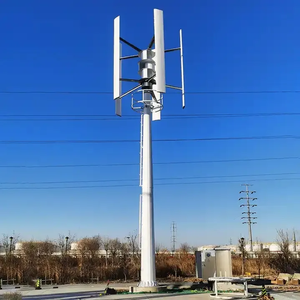 Aerogenerador de Eje Vertical Conectado a la Red con Aspas de Aleación de Aluminio Tipo H, Diámetro del Rotor de 10.5 m, Generador de 200 kW para Uso Industrial - Product Image 4