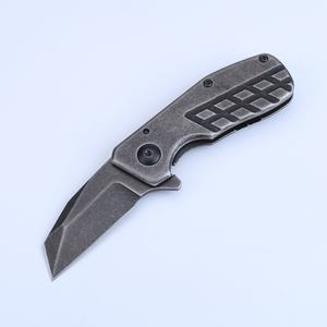 Cuchillo Táctico Plegable de Acero Inoxidable de Alta Calidad CRT-4021, Cuchillo de Combate, Funda de Cuero Personalizable, Soporte OEM - Product Image 3