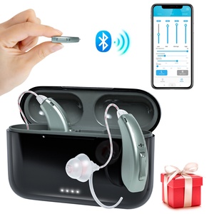 Bộ khuếch đại ric có thể sạc lại kỹ thuật số 16 kênh tốt nhất Máy trợ thính mini để giảm thính lực nghiêm trọng với phần mềm lập trình - Product Image 1