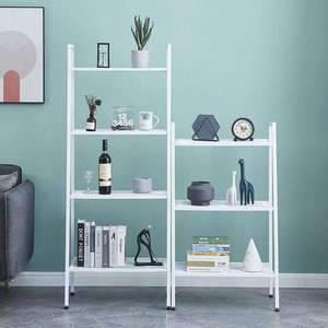 Office Bathroom Living Room Storage Rack Shelf 3 Tier Bookshelf Bamboo Plant Stand <b>Ladder</b> Shelf - Product Image 4
