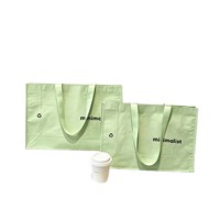 Sac de courses en PP tissé 120 g/m² avec logo personnalisé, écologique, pelliculage mat, pour supermarché et épicerie