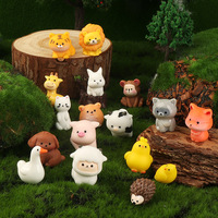 Miniaturas de Animales Adorables para Decoración, Accesorios para Bolsas Sorpresa, Adornos para Coche y Escritorio