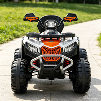 Quad électrique pour enfants HT M606 12V, 4 roues, avec pare-chocs avant en métal, amortisseur, tout-terrain, voiture jouet pour enfants